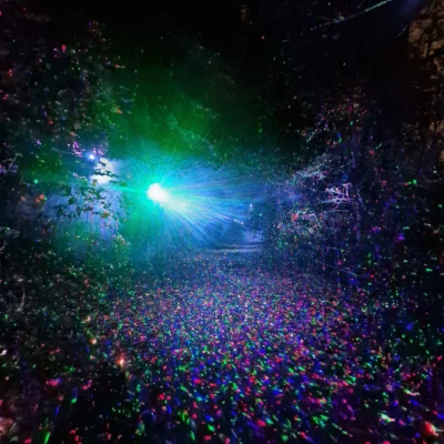 Lors de l'évènement Lumières en Seine, notre installation Laserworld à fait sa première apparition